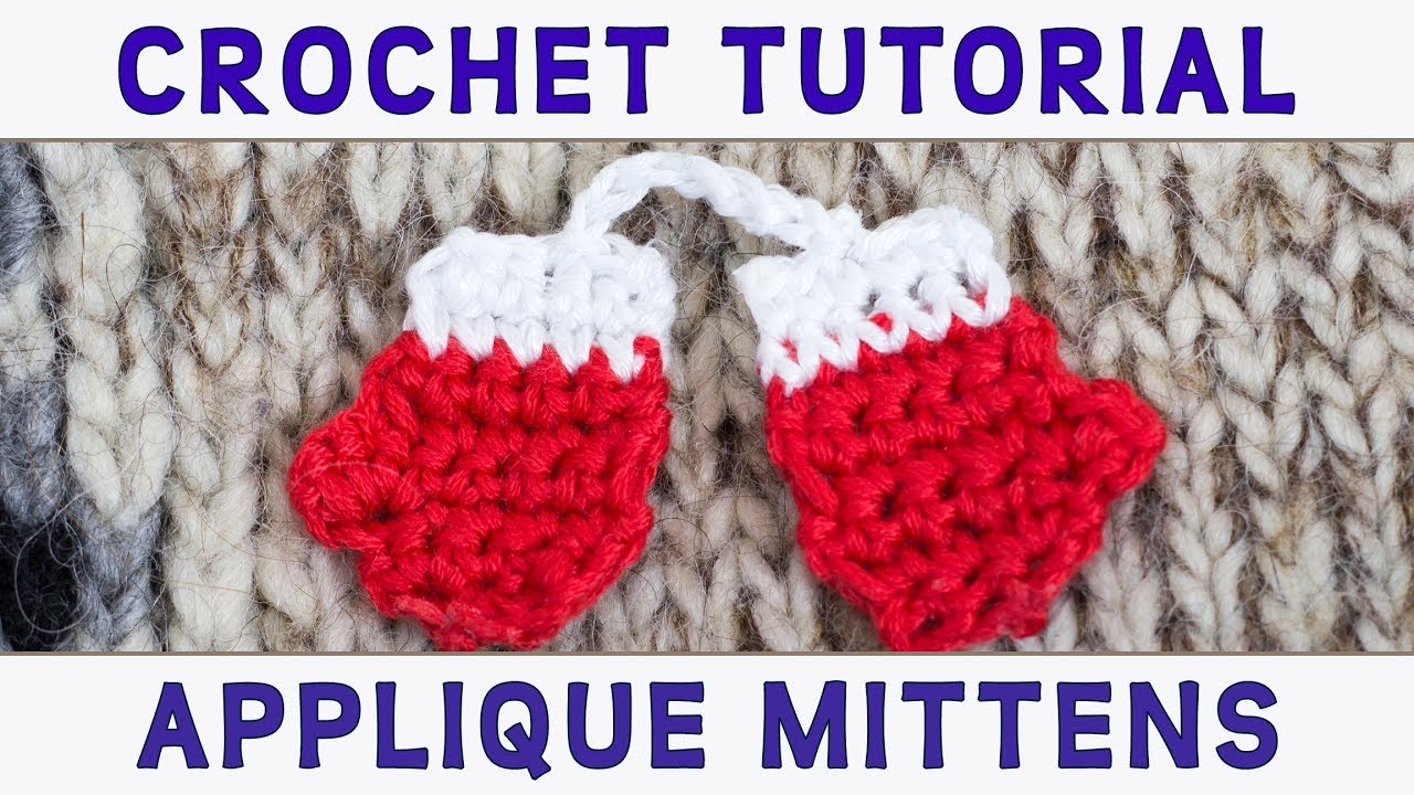 Applique Mittens