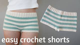Easy Crochet Shorts Tutorial