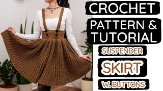 How To Crochet the Cutest Skirt Ever! | Pattern & Tutorial DIY