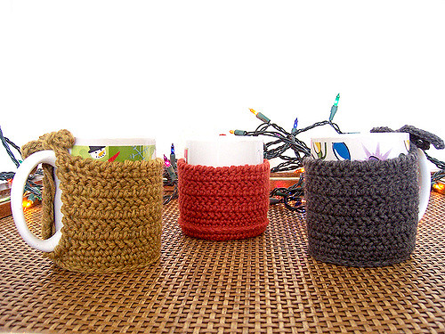 Crocheted Coffee Mug Cozy
