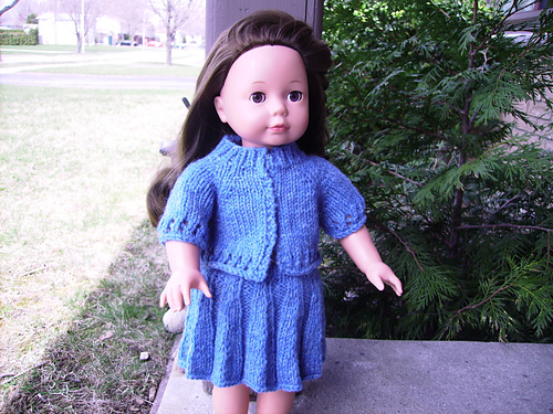 Top Down Doll Cardigan