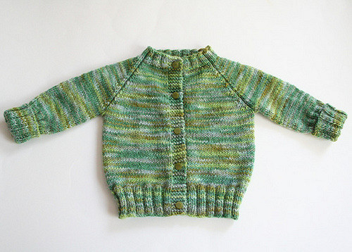 Top Down Raglan Childs Sweater