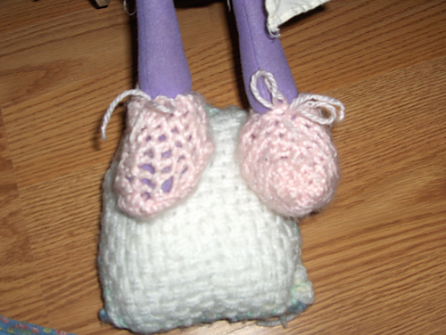 Dolls Crocheted Bedroom Slippers