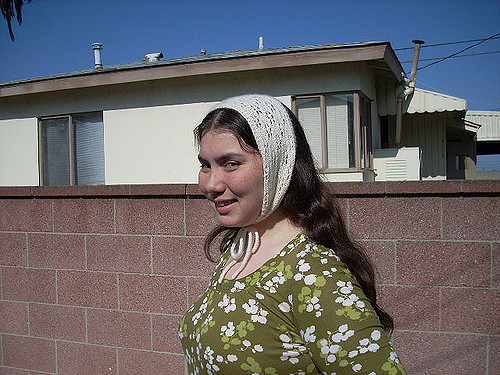 Snowflake Lace Earwarmer Hat or Headband