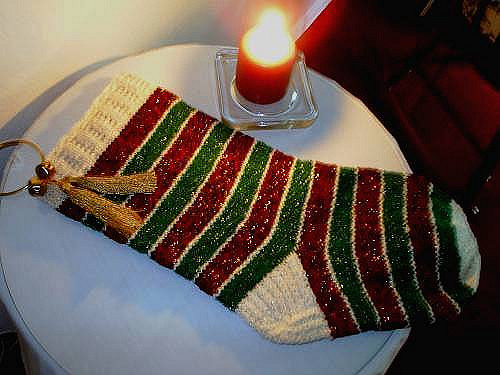 Sparkling Sleigh Bells Stocking