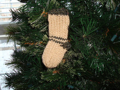 Mini Sock Ornament