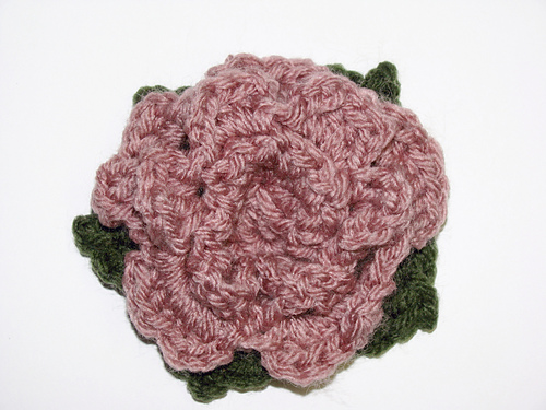 Leafed Rose Pin