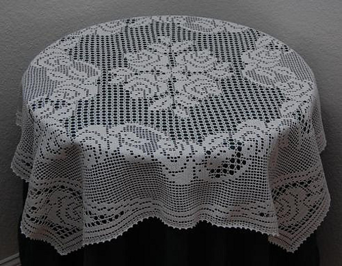 Tea Rose Tablecloth