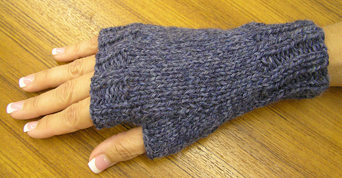 Easy Fingerless Mitts