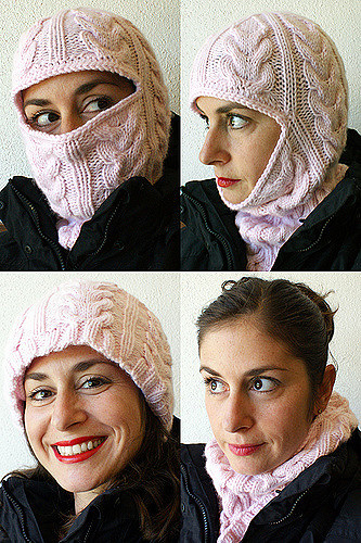 From Russia, with Love: Cabled Balaclava
