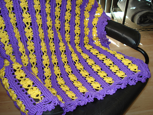 Open Lacy Throw & Pillow (Throw)