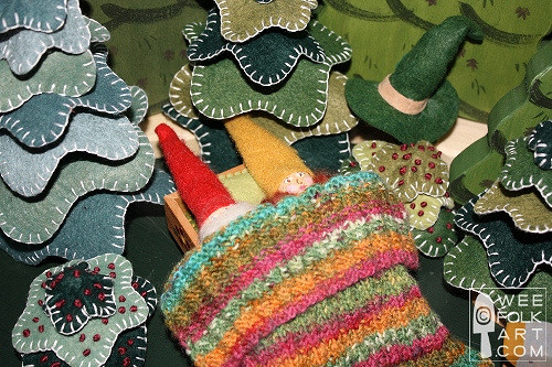 Gnome Spring Bedspread