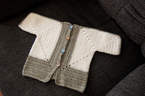 Sue's No holes Hexagon Baby Sweater