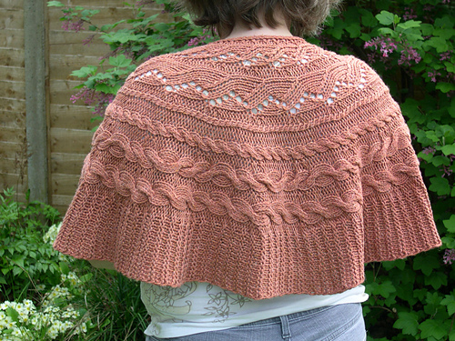 Aran Cable Circle Wrap