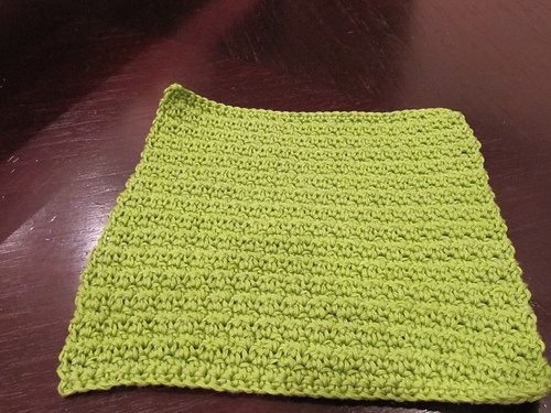 Bumpy Not Lumpy Dishcloth