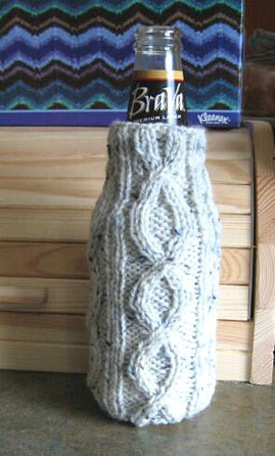 loopy cables bottle cozy