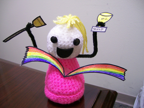Hyperbole and a Half Allie Brosh Amigurumi Doll