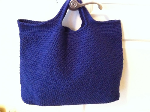 Faded Denim Tote Bag