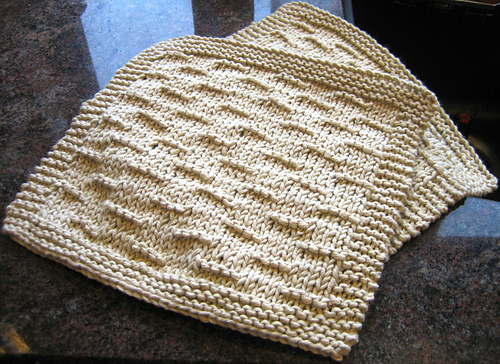 Ripples in the Sand Dishcloth
