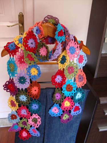 A flower for a scarf