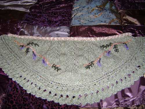 Paula's Wisteria Shawl