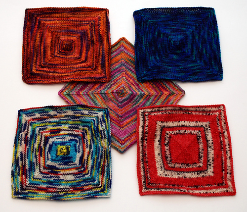 sock yarn square