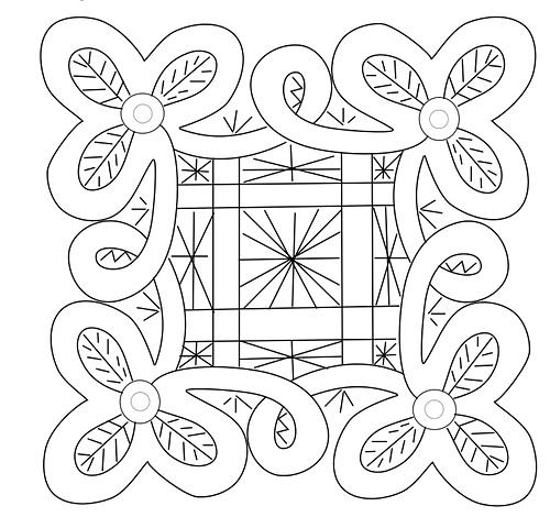 Square doily #2  RPL