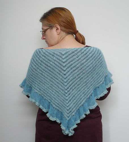 Cadbury Ruffle Shawl