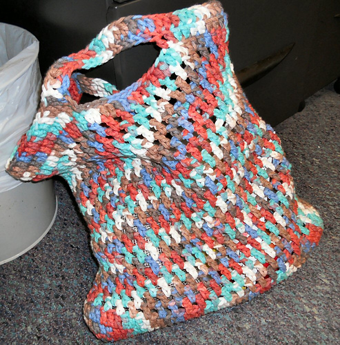 Shopping Bag in Double Worsted