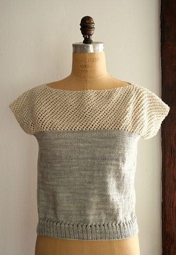 Cap Sleeve Lattice Top