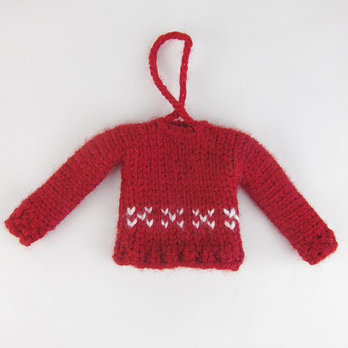 Tiny Knit Sweater Ornaments