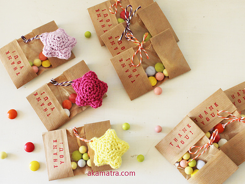Cute amigurumi stars