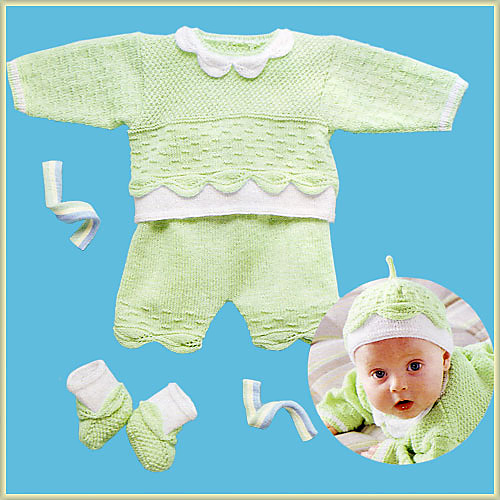 568 - Brassière Short Bonnet & Chaussons