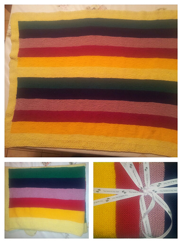 Almost All the Colours of the Rainbow Baby Blanket