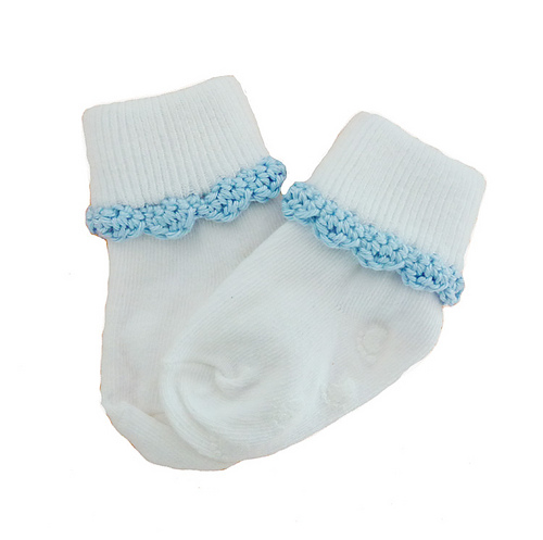 Baby socks edging
