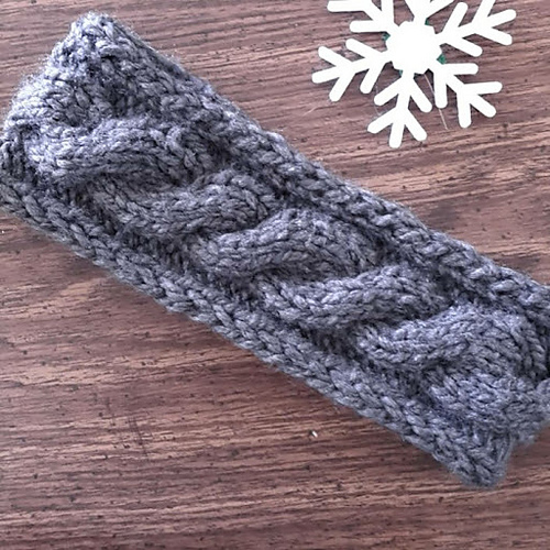 Alternating Cables Headband