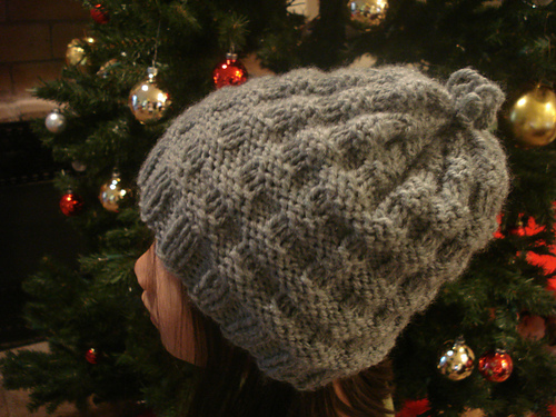 Beehive Hat and Fingerless Mitts