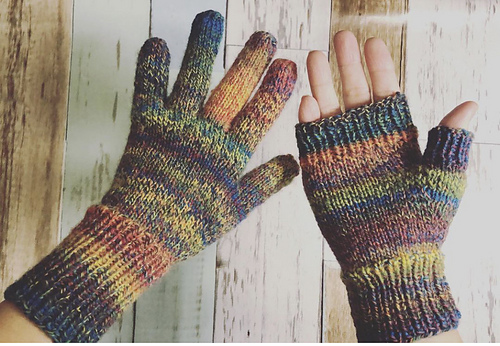 #5 Knit 5 Fingers Gloves