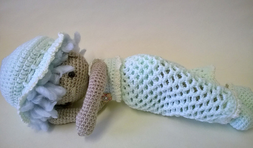 My Little Crochet Doll - Bedtime Set