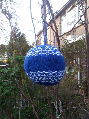 Blue Christmas Ornament