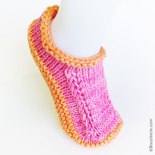 Non-Felted Slippers Biscotte's version