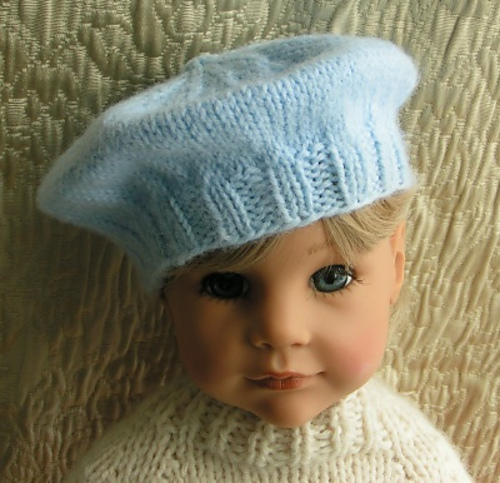 BonnieSD's 18 " Doll Beret