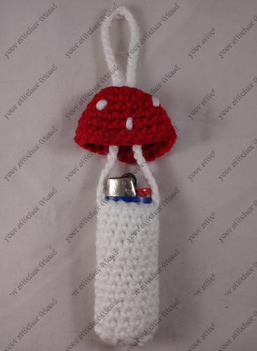 Mushroom Lighter Pouch