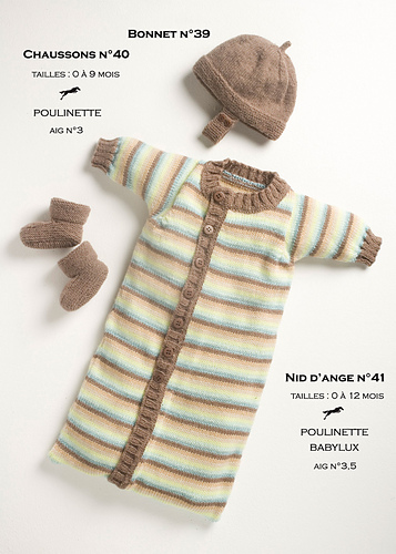 CB13 Hat-Slippers-Babysleepingbag n°39-40-41