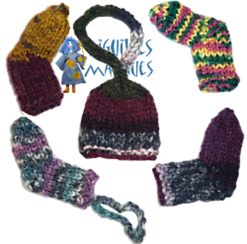 Chaussettes et bonnet de sapin
