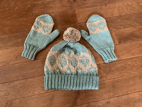 Be-Leaf-It Hat and Mittens