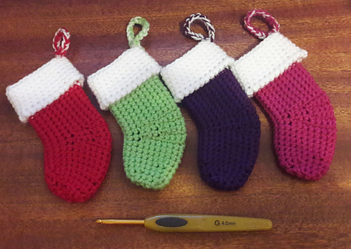 Christmas stocking ornament
