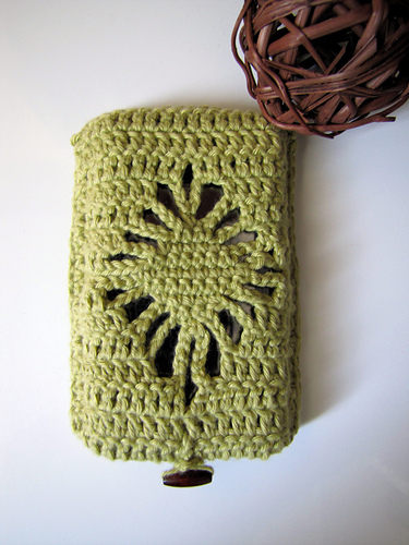 Mobile Phone Case with Diamond Pattern