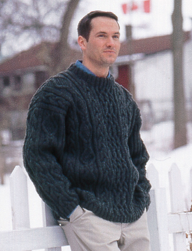Cabled Crew Neck