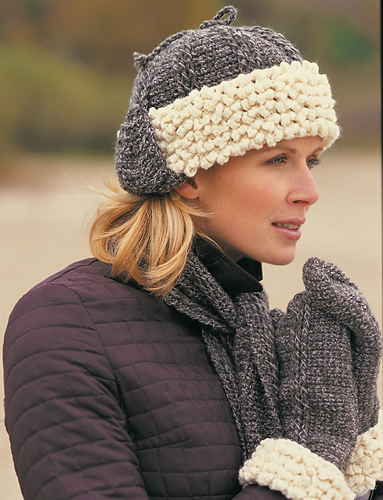 Sheepskin Hat, Scarf & Mittens (Mittens)